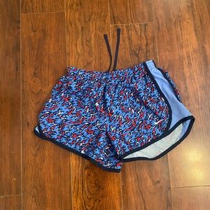 Nike Multi colored athletic shorts size medium